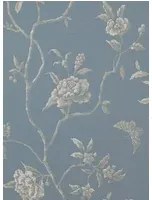 Colefax & Fowler Carta da parati Swedish Tree - Navy