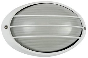 Plafoniera E27 IP54 Bianca 214x142mm Colore Bianco