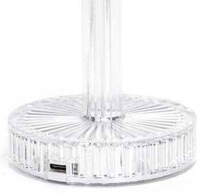 Aigostar- LED RGB Lampada da tavolo ricaricabile dimmerabile LED/1W/5V 1800mAh 26 cm + +TC