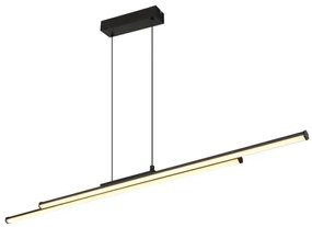 Globo 67342-24H - Lampadario LED a sospensione con filo KIRINA LED/24W/230V 3000K nero