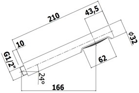 Paffoni Birillo Zdoc032 Doccetta Monogetto In Abs Cromo