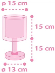 Dalber 41591 - Lampada per bambini UNICORNS 1xE14/60W/230V