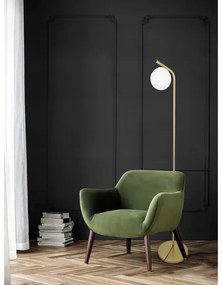 Lampada da terra 1xE27/40W/230V oro/bianco