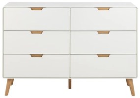 Cassettiera bianca 135x90x40 cm Lowell - Actona