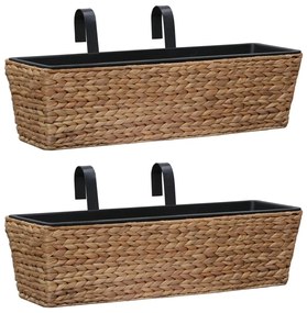 Fioriere 2 Pz İn Giacinto Intrecciato /