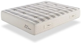Materasso termoregolatore a molle durezza media 200x200 cm Grand Spring Nature - Moonia