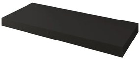 Top per lavabo Plissé BADEN HAUS L 120 x H 8 x P 50 cm nero mdf, opaco
