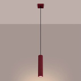 Brilagi - Lampadario a cavo CRESTO 1xGU10/10W/230V bordeaux