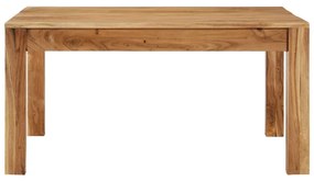 Tavolino da salotto 80x80x40 cm in legno massello di acacia