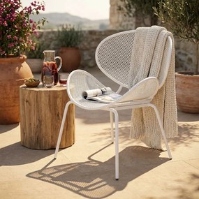 HERMAN - poltrona da giardino in acciaio