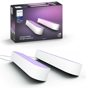 Philips - Set 2x lampada da tavolo dimmerabile LED RGB Hue AMBIANCE 6W 230V bian