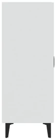 Credenza bianca 70x34x90 cm in legno multistrato