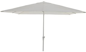 Ombrellone a palo centrale bianco Aura NATERIAL L 285 x 285 cm con telo bianco