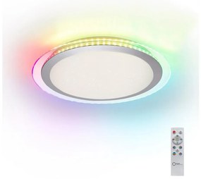 Leuchten Direkt 15411-21- LED RGB Plafoniera dimmerabile CYBA LED/26W/230V