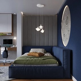 Lampada per bambini bianca con paralume in vetro Mab – Sollux