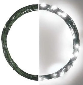 Catena LED da esterno natalizia 40xLED/9m IP44 bianco freddo