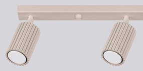 Faretto grigio tortora in metallo 6,5x81 cm Gleam – Sollux