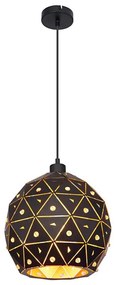 Globo 54029H - Lampadario a sospensione con filo JODIE 1xE27/60W/230V diametro 25 cm