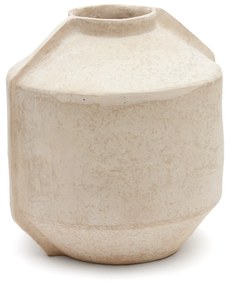 Kave Home - Vaso Meja di cartapesta beige 47 cm