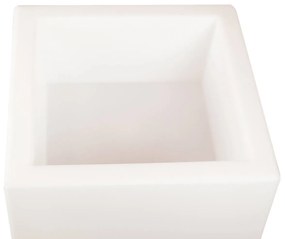 Vaso Illuminabile 40x40xH80cm E27 Colore Bianco