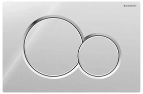 Geberit placca di comando Sigma 01 doppio tasto cromata