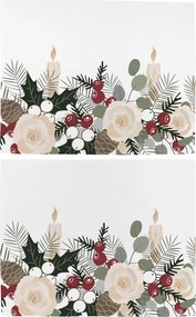 Set di 2 tovaglioli natalizi in cotone, 45 x 35 cm Fir Branches - Butter Kings