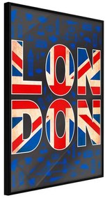 Poster  London  Cornice Quadri Cornice nera, Larghezza x Altezza Home decor 20x30