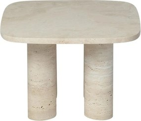 Tavolo contenitore in pietra 52x52 cm Volos - Blomus