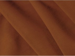 Letto matrimoniale imbottito color terracotta con contenitore con rete inclusa 160x200 cm Eric – Micadoni