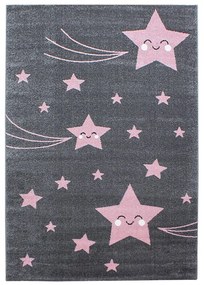 Tappeto per bambini rosa e grigio 140x200 cm Kids - Ayyildiz Carpets