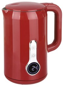 Bollitore elettrico digitale 1,7 L rosso