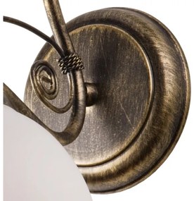 Applique RETRO II 1xE27/60W/230V oro patina