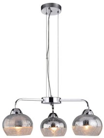 Lampadario su filo CROMINA 3xE27/60W/230V
