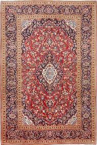 Kashan Tappeto persiano 200x290 Rosso (Iran) Annodato A Mano