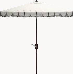 Ombrellone quadrato a manovella Valance, larg. 229 x lung. 229 cm