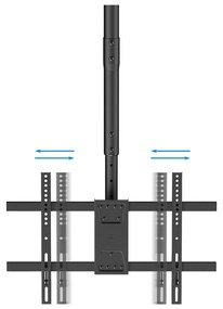 Supporto TV Tda Soffitto TooQ LPCE1186TSLI-B 43" 86" 60 Kg