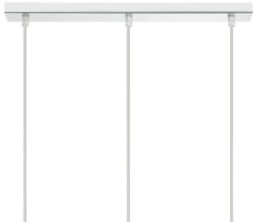 Lampadario a sospensione con filo ARMIN 3xGU10/10W/230V cromo lucido