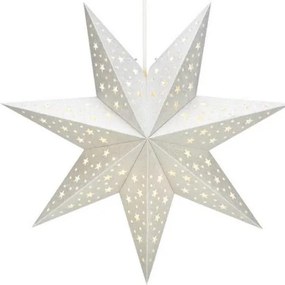 Markslöjd 704416 - Decorazione di Natale SOLVALLA 1xE14/25W/230V argento 45 cm