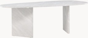 Tavolo ovale effetto pietra Grönvik, 220 x 100 cm