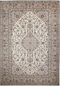 Kashan Tappeto persiano 240 x 350 Beige (Iran) Annodato A Mano