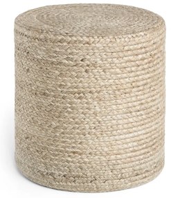 Poggiapiedi greige Jutta Greige – Hanse Home