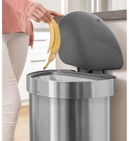 Bidone a pedale in acciaio inox 45 l - simplehuman