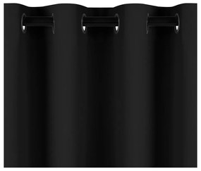 Tenda termoisolante/parzialmente oscurante nera 140x245 cm Kierra – Restilo