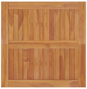 Tavolo da pranzo da giardino 85x85x75 cm legno massello di teak