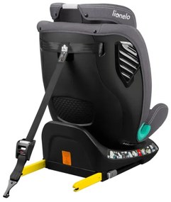 Lionelo - Seggiolino auto con base girevole BASTIAAN ONE i-Size 40-150 cm Grey Stone