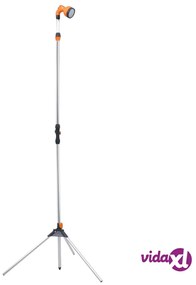 vidaXL Doccia da Giardino con Treppiede 221 cm in Alluminio