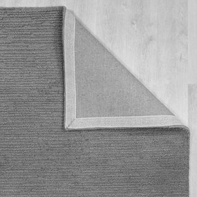 Tappeto grigio in lana tessuto a mano 160x230 cm Harris Boucle – Flair Rugs