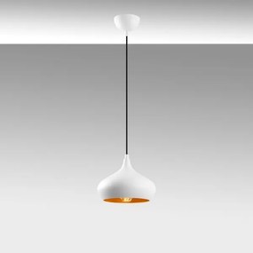 Lampada a sospensione con cavo DODO 1xE27/40W/230V bianco