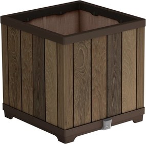 Vaso per fiori in plastica con sistema di auto-irrigazione Deco Square – Keter