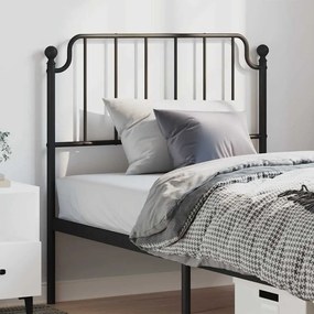 Testiera İn Metallo Nero 100 Cm /